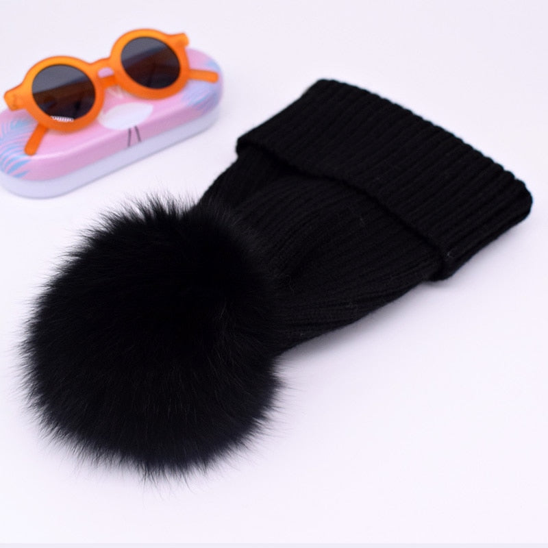 Winter Pom Hats | Pink